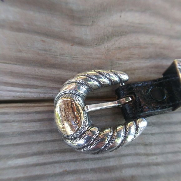 A. HYKES 14k Sterling Gator Belt Rare Ventage - Picture 7 of 8